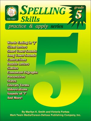 cover image of Spelling Skills, Grade 5
